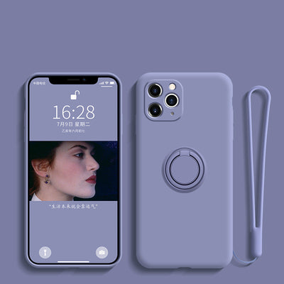 Funda de Silicona Líquida con Soporte de Anillo Integrado - Image 13