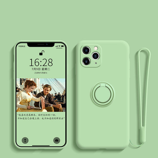 Funda de Silicona Líquida con Soporte de Anillo Integrado - Image 15