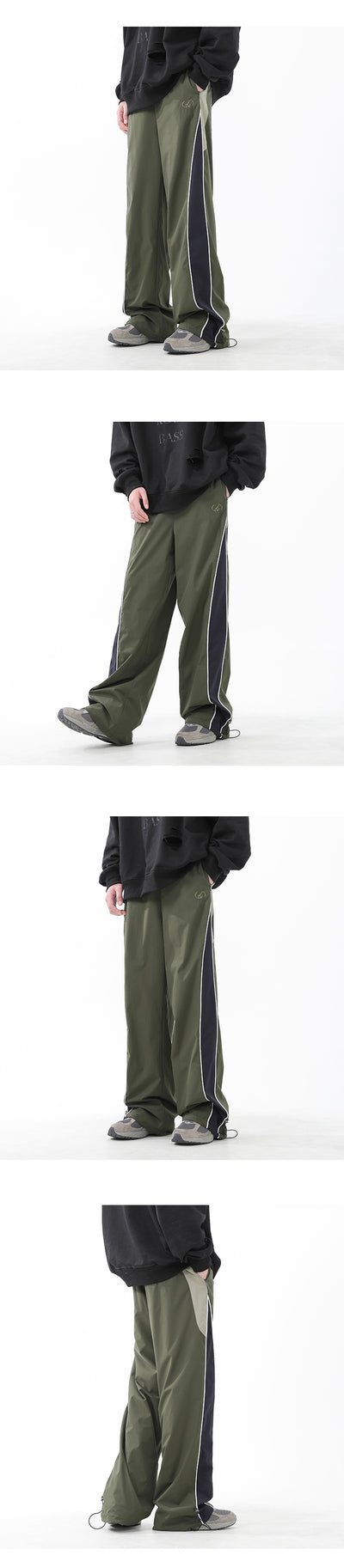 Pantalones Escolares Clásicos con Rayas Laterales para Hombre - Image 13