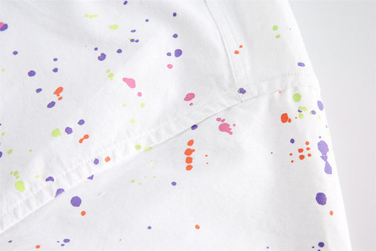 Camisa Estampado Tinta Manga Corta Unisex - Image 26