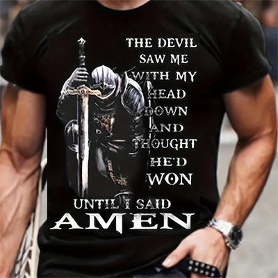 Playera Hombre Impresión 3D Verano Transpirable Manga Corta - Image 37