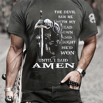 Playera Hombre Impresión 3D Verano Transpirable Manga Corta - Image 39