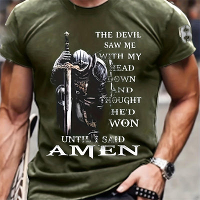 Playera Hombre Impresión 3D Verano Transpirable Manga Corta - Image 41