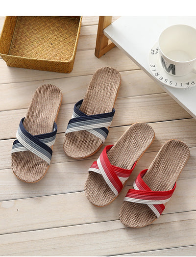 Pantuflas de Lino para Pareja - Cómodas para Casa con Suela Gruesa - Image 33