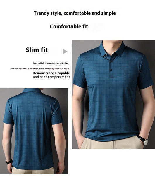 Camiseta de Algodón Mercerizado con Tecnología Ice Silk para Papá - Image 21