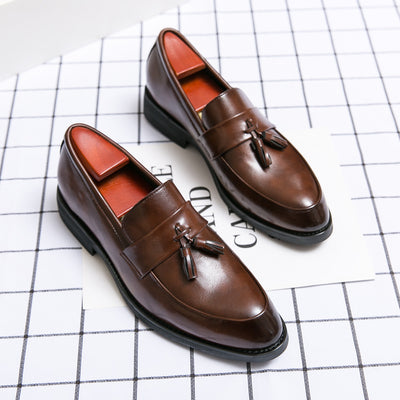 Mocasines Casuales para Hombre con Borla - Zapatos de Cuero Elegantes para Bodas - Image 9