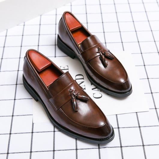 Mocasines Casuales para Hombre con Borla - Zapatos de Cuero Elegantes para Bodas - Image 9