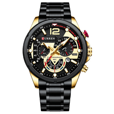 Reloj de Pulsera para Hombre Acero Inoxidable Multifunción Cuarzo - Image 10