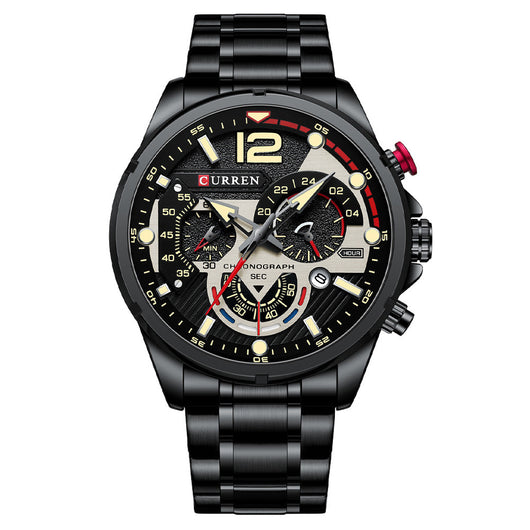 Reloj de Pulsera para Hombre Acero Inoxidable Multifunción Cuarzo - Image 12