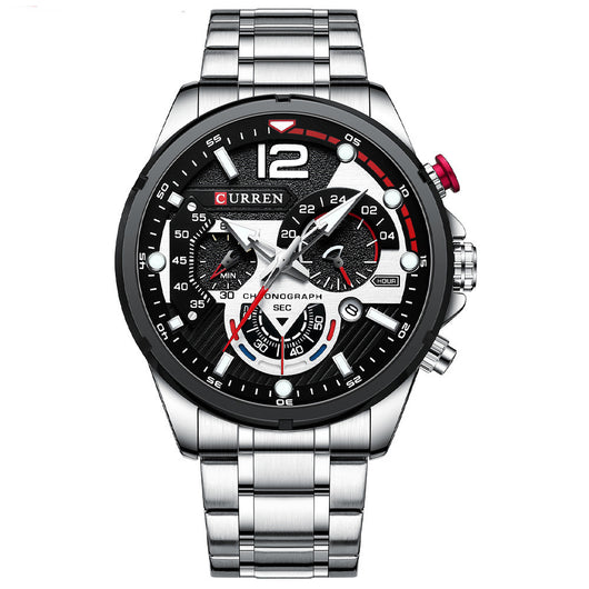 Reloj de Pulsera para Hombre Acero Inoxidable Multifunción Cuarzo - Image 15