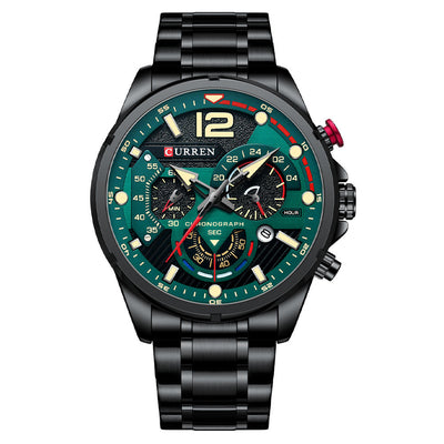 Reloj de Pulsera para Hombre Acero Inoxidable Multifunción Cuarzo - Image 18