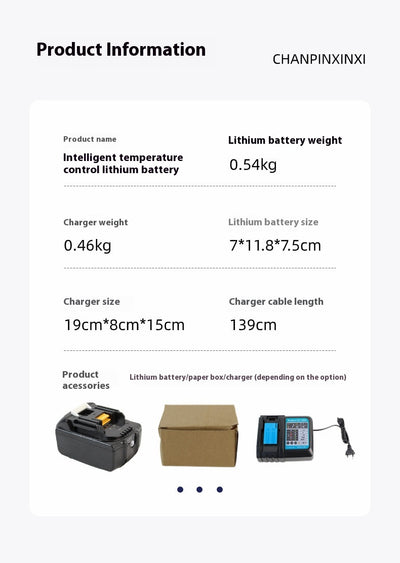 Batería de Litio para Herramientas Eléctricas Makita - Image 11