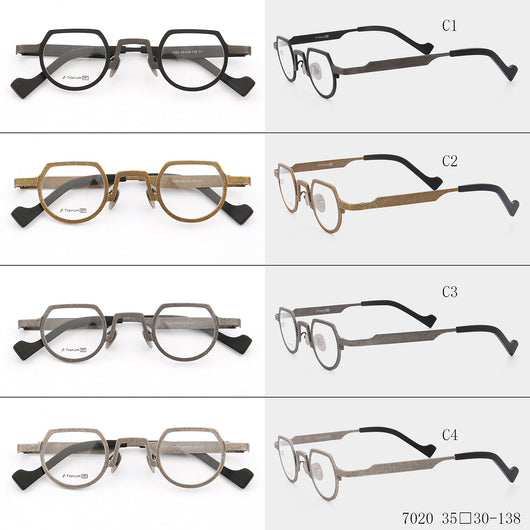 Marcos de Gafas Ultraligeros de Titanio Puro Estilo Retro - Image 10