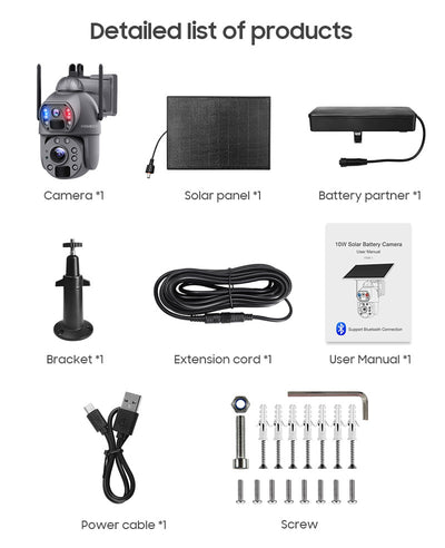 Cámara Solar 4G de 6 Megapíxeles HD - Vigilancia Privada Autónoma - Image 23