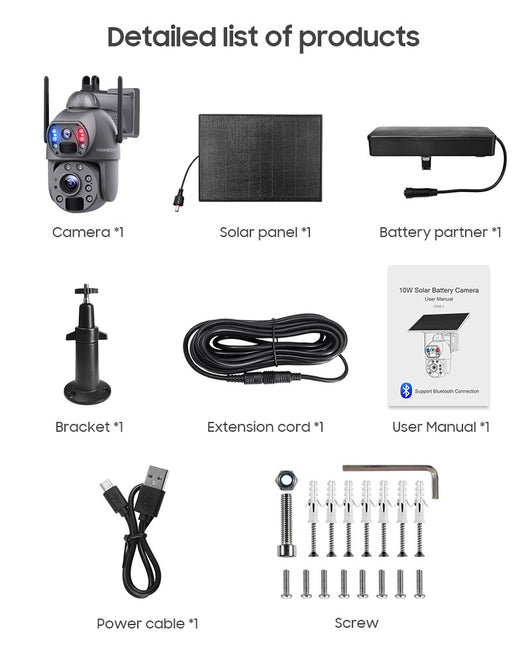 Cámara Solar 4G de 6 Megapíxeles HD - Vigilancia Privada Autónoma - Image 23