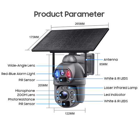 Cámara Solar 4G de 6 Megapíxeles HD - Vigilancia Privada Autónoma - Image 33