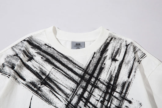 Camiseta Estampado Artístico Dirty para Hombre - Image 29