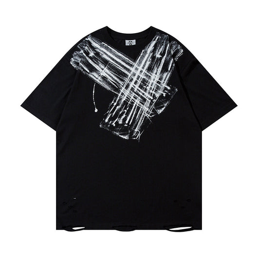 Camiseta Estampado Artístico Dirty para Hombre - Image 31