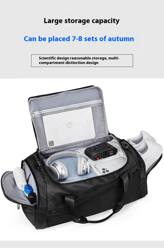 Bolsa Deportiva de Viaje con Compartimento Seco-Húmedo para Hombre - Image 28