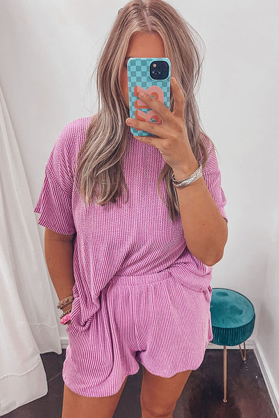 Conjunto de Dos Piezas: Camiseta y Shorts para Mujer - Image 17