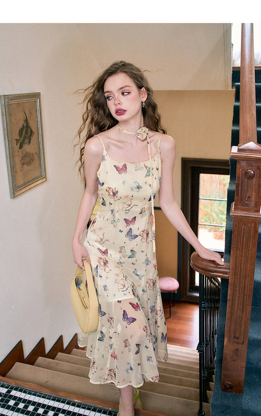 Vestido Deslizante Estampado para Mujer - Image 22
