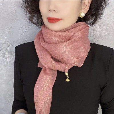Pañuelo de Seda Estilo Occidental Temperament Lazy - Image 32