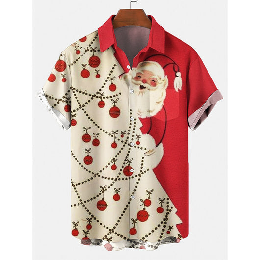 Playera Navideña 3D Estampada Talla Europea para Hombre - Image 14