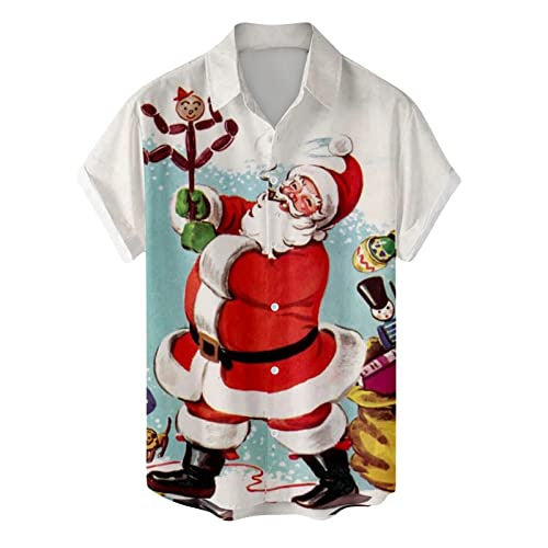 Playera Navideña 3D Estampada Talla Europea para Hombre - Image 17