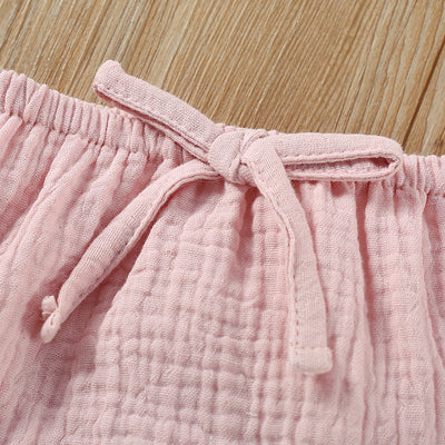 Conjunto de Top Sling y Shorts Ajustados en Colores Lisos - Image 24