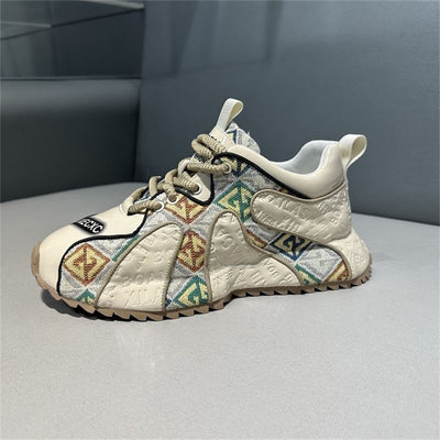 Zapatos Deportivos para Hombre con Suela Gruesa y Bordado Ligero - Image 19