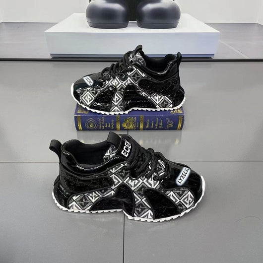 Zapatos Deportivos para Hombre con Suela Gruesa y Bordado Ligero - Image 20