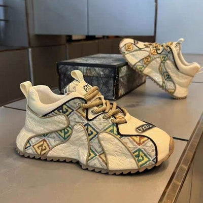 Zapatos Deportivos para Hombre con Suela Gruesa y Bordado Ligero - Image 23