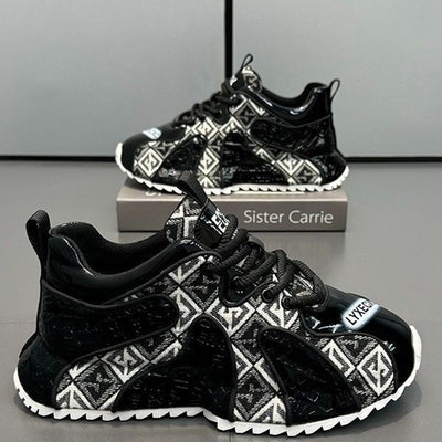 Zapatos Deportivos para Hombre con Suela Gruesa y Bordado Ligero - Image 25