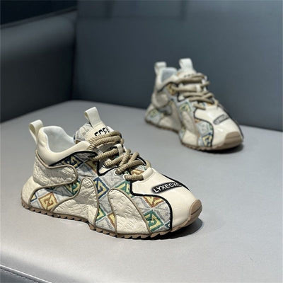 Zapatos Deportivos para Hombre con Suela Gruesa y Bordado Ligero - Image 26