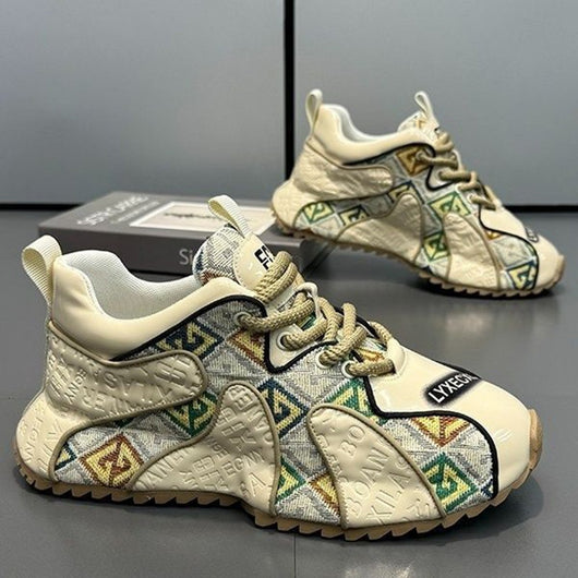 Zapatos Deportivos para Hombre con Suela Gruesa y Bordado Ligero - Image 28