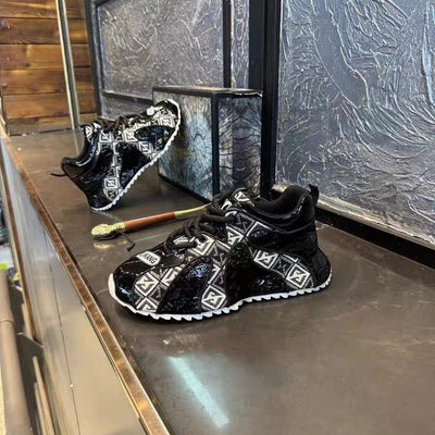 Zapatos Deportivos para Hombre con Suela Gruesa y Bordado Ligero - Image 44