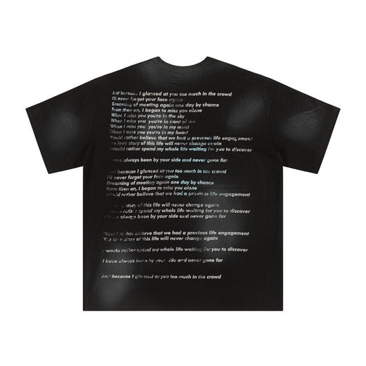 Camiseta de Algodón con Estampado de Letras para Hombre - Image 34