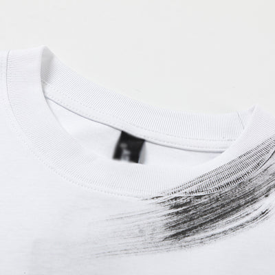 Camisa de Manga Corta con Estampado Artístico Splash-Ink para Hombre - Image 22