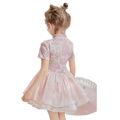 Traje de Baño Infantil Dos Piezas Estilo Patchwork - Image 7