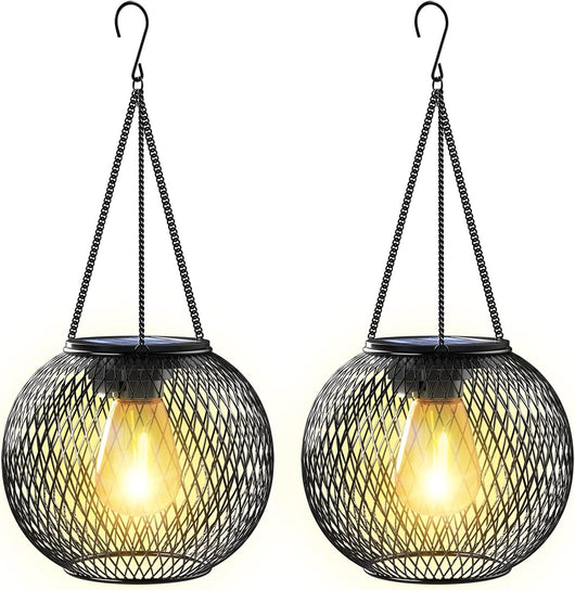 Lámpara Solar Colgante Minimalista para Jardín - Image 28