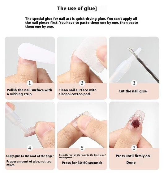 Uñas Postizas Nude Minimalista - Parches de Manicura Listos para Usar - Image 16
