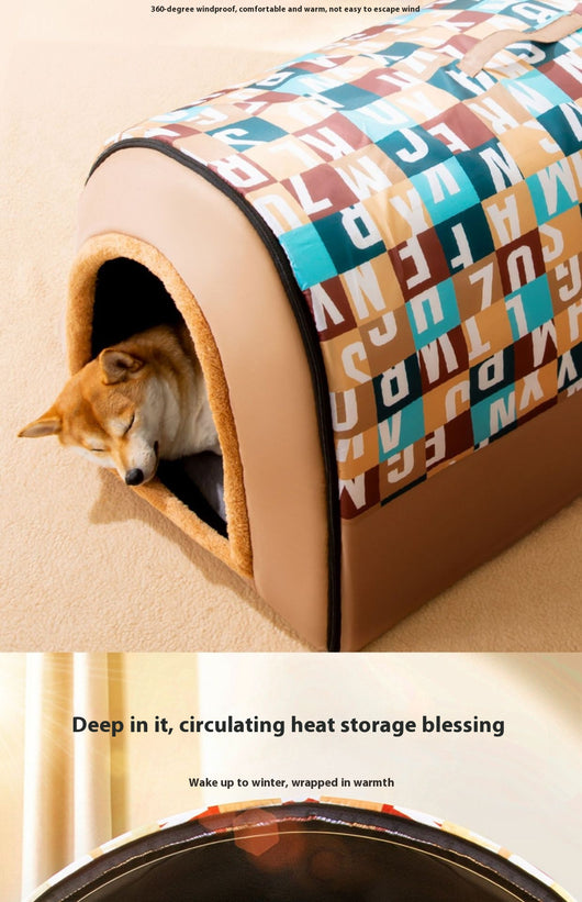 Casa para Mascotas Big Kennel Cuatro Estaciones Desmontable y Lavable - Image 16