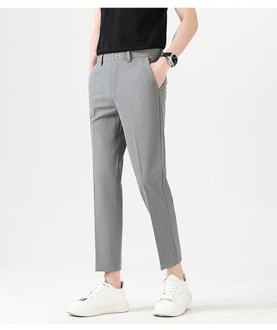 Pantalones Casuales Elásticos Slim Fit Lujo Ligero para Hombre - Image 36