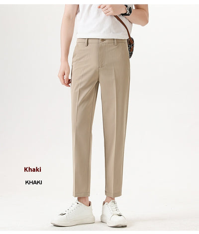 Pantalones Casuales Elásticos Slim Fit Lujo Ligero para Hombre - Image 47