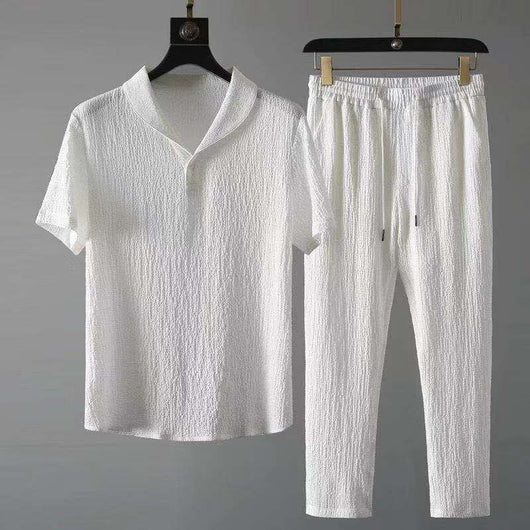 Conjunto de Verano Hombre: Playera Suelta y Pantalón con Cordón - Image 10