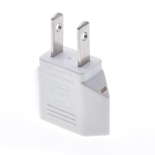 Adaptador de Enchufe Europeo a Americano - Cobre Puro, Blanco y Negro - Image 13