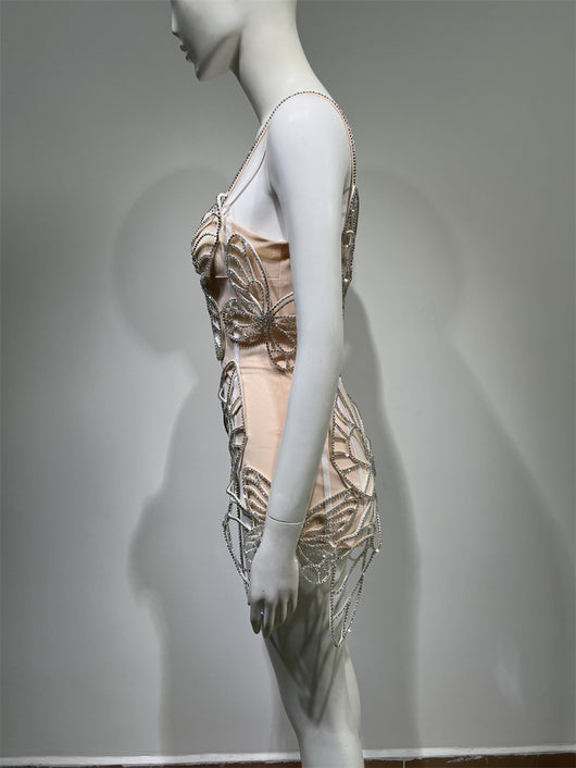 Jumpsuit de Fiesta para Mujer con Moño y Cristales Brillantes - Image 20