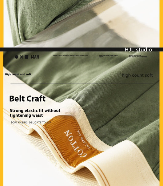 Calzoncillos Holgados de Algodón para Hombre - Colores Sólidos - Image 20