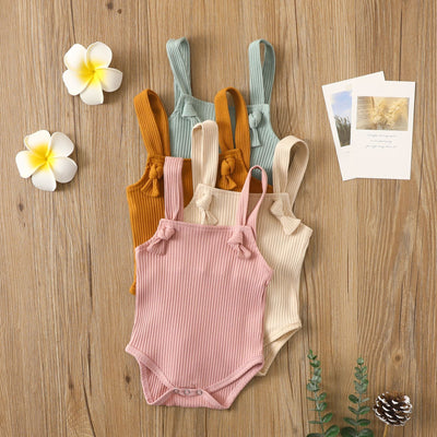 Enterizo de Algodón para Bebé con Tirantes Ajustables - Talla Pequeña - Image 12