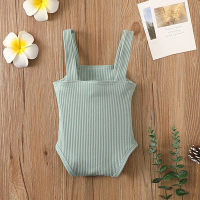 Enterizo de Algodón para Bebé con Tirantes Ajustables - Talla Pequeña - Image 13